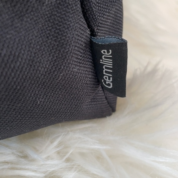 4 imprint gemline green black zip too large travel storage bag adjustable strap - Picture 10 of 16